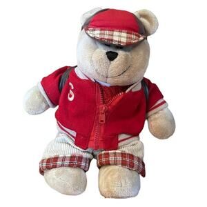 Starbucks Bearista Bear Back to School Boy with Outfit Backpack With Tags 2004